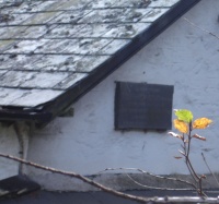 slate memorial tablet on Crossing's house in Mary Tavy