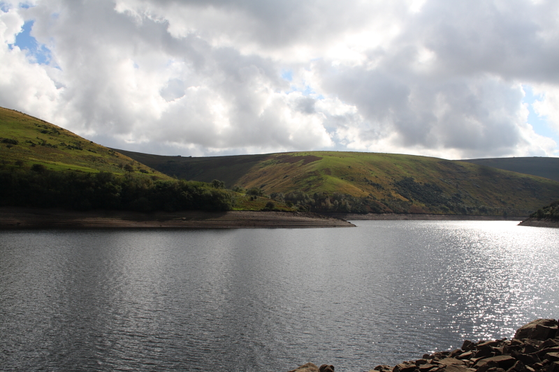 Meldon reservoir looking south