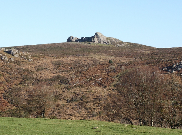 Holwell Tor with Haytor seen in the background