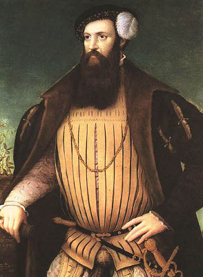 An unknown nobleman, thought to be Lord Grey de Wilton in 1547, by Gerlach Flicke